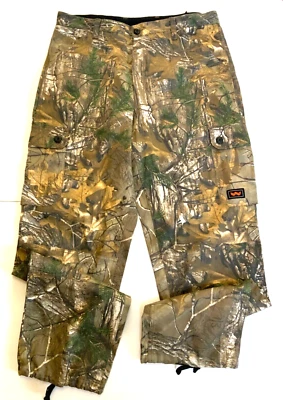 Walls Realtree Pants Men's M (32-34) 32" Inseam Camouflage Hunting Cargo NWOT - Image 1 of 4