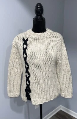 Zara Girls Knit Collection oversized sweater size 11-12 or 152 cm chunky NEW - Image 1 of 4