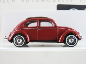 Busch 52991 VW Käfer Export mit Faltdach (1955) in weinrot 1:87/H0 NEU/OVP - Bild 1 von 8