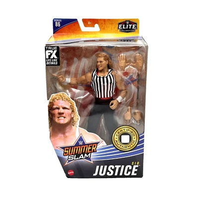 Figura WWE Sid Justice Elite SummerSlam Serie 86 1991 Árbitro Sycho Sid Foto 1 de 4