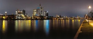 Frankfurt Skyline MEGA- Fine Art Print Poster 120 x 50 cm NEU! - Bild 1 von 2
