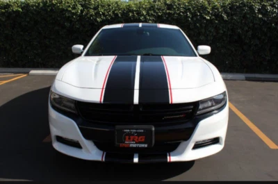 Calcomanía gráfica PARA 11-14 Dodge Charger 10" Racing Stripe 36 PIES + Rayas rojas  Foto 1 de 3