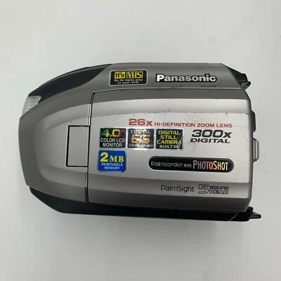 Panasonic Palmcorder PalmSight Camcorder PV-L779D Untested Unit Only - Image 1 of 4