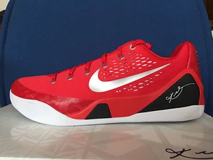 NIKE KOBE IX 9 EM Low ALL STAR 14 RED X OCTOBER White Black Elite China TB Mamba - Picture 1 of 5