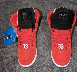 PATRICK EWING ATHLETICS x Hey Arnold 33 HI Red/White/Royal Size 9 New Mens - Picture 1 of 8