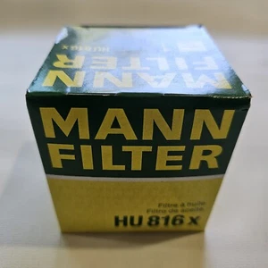 Mann HU816X Oil Filter For BMW E60 E61 E84 E85 E90 E91 E92 E93 128i 135i N54 N52 - Picture 1 of 2