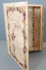 Unbranded Journal Box Inspirational Saying "Everyday is a gift" - Picture 1 of 9