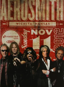 Aerosmith 2012 seltenes hauseigenes Poster Intrust Bank Arena Wichita Craig Tomson - Bild 1 von 1