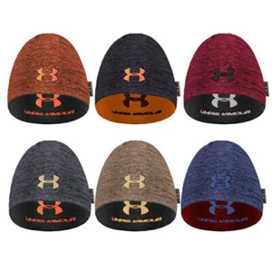 RARO Under Armour Gorro Reversible Invierno Tejido Sombrero Neutro Cálido Esquí Deporte - Imagen 1 de 12