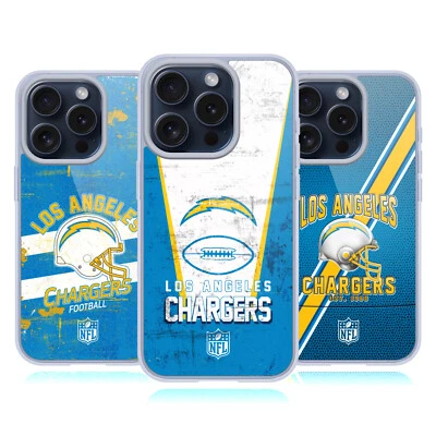 OFFICIAL NFL LOS ANGELES CHARGERS LOGO ART SOFT GEL CASE FOR APPLE iPHONE PHONES - Image 1 of 4