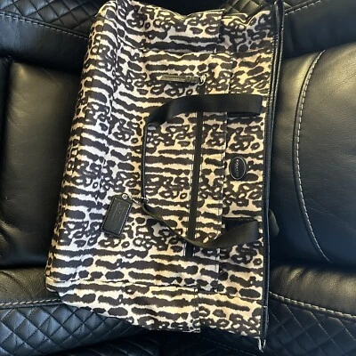 Bolso grande de pañales de nailon con estampado de ocelote COACH Gateway ESTILO Foto 1 de 4