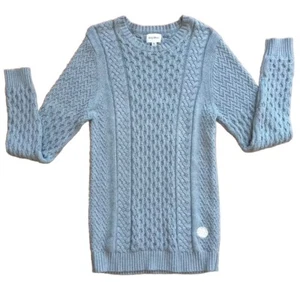 Rhythm Jumper Knit XL Sweater Pullover Unisex Mens Womens 100% Cotton Long Grey - Picture 1 of 5