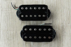 Juego de pastillas Bare Knuckle Boot Camp True Grit Humbucker de 6 cuerdas 53 mm abierto negro - Imagen 1 de 3
