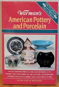 Warman's American Pottery and Porcelain Paperback By Susan & AL Bagdade - Picture 1 of 9