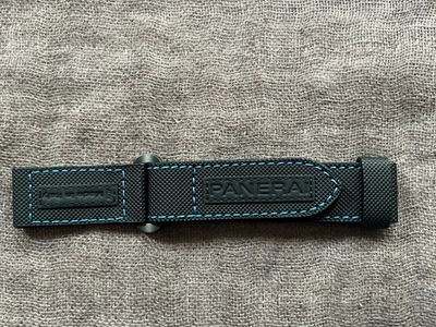 PANERAI CORREA/BANDA RELOJ BUCEO NAILON NEGRO - 22mm x 22mm Foto 1 de 4