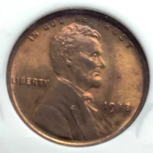 1918 Lincoln Cent  NGC MS65 RB-Nice coin! - Picture 1 of 5