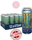 (12 Pack) Monster JUICE Exotic Aussie Style Lemonade Sports Energy Drink, 16 Oz