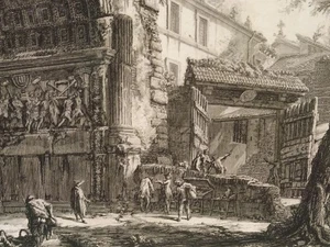Piranesi - Veduta dell'Arco di Tito - Imagen 1 de 5
