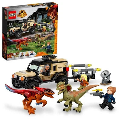LEGO Jurassic World Pyroraptor&Dilophosaurus Transport 76951 Toy Block Dinosaur - Image 1 of 4
