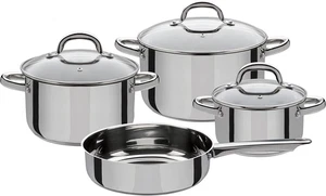 990042 Montreal – Set Di 4 Pezzi, in Acciaio Inox, Argento - Foto 1 di 12