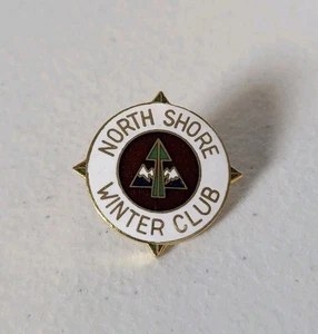 Vintage North Shore Winter Club Pin Emblem Badge Vancouver British Columbia #301 - Bild 1 von 4