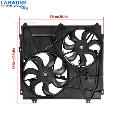 621040 620-729 Radiator Cooling Fan Assembly For Kia Sorento 2003-2006 3.5L V6 Foto 1 de 4