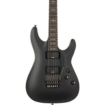 Schecter Guitar Research Demon-6 FR Electric Guitar Satin Aged Black - Image 1 of 4