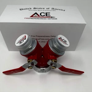 Hydranten-/Schlauchverteilerventil, messingverschlossen WYE - Bild 1 von 7