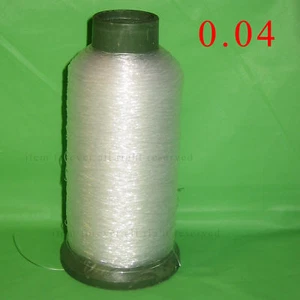 MIX 4-SPOOLS Monofilament clear Nylon Sewing Thread invisible TRANSPARENT - Picture 1 of 5