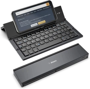 Folding Keyboard, Portable Travel Foldable Bluetooth Keyboard for Iphone 12/11 / - Picture 1 of 7