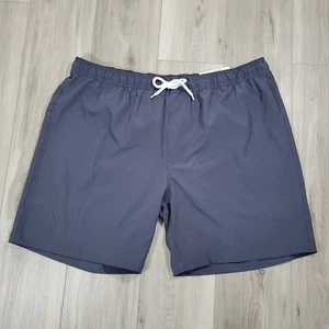 Arizona Swim Trunks Men's 2XL Ombre Blue Lined Hits Above The Knee New - Picture 1 of 9