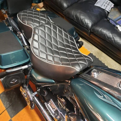 Driver Passenger Seat For Harley Touring Street Glide 06-07 Road King 1997-2007 - Image 1 of 4