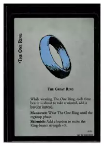 LOTR Il Signore degli Anelli TCG CCG Età Fine 19P1 L'Unico Anello, Il Grande Anello - Foto 1 di 2
