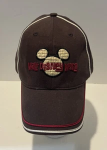 Walt Disney World Brown Adjustable Mickey Mouse Logo Baseball Hat - Picture 1 of 4