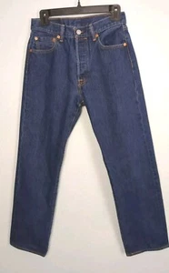 Levi's 501 Men's Jeans Blue Denim Button Fly 30x32 - Bild 1 von 10