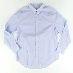 Five Four Nick Wooster Cotton Striped Long Sleeve Button Up Shirt Blue Men's XL - Picture 1 of 6