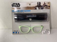 Star Wars The Mandalorian Kids Blue Light Glasses with Baby Yoda, includes Case