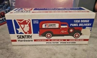 Sentry Hardware 1936 Dodge Panel Delivery Truck - Die Cast Bank With Key And Box - Image 1 of 4