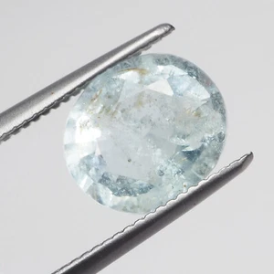 Light Blue Aquamarine 1.04Ct Oval Cut Natural Loose Gemstones 8.5 x 7.4 x 4.4 mm - Picture 1 of 6
