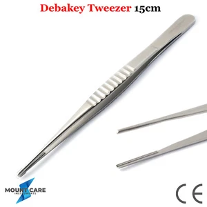 Debakey Tweezer Clamp Surgical & Veterinary Instruments 15cm - Picture 1 of 3