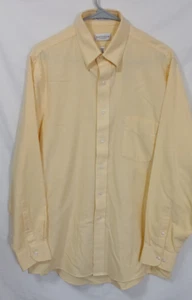 Van Heusen faltenfreies Oxford Button Down Herrenhemd 16 34/35 gelb - Bild 1 von 15