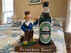 Heineken Beer Dutch Boy Large Fiberglass Retail Advertising Display 1962