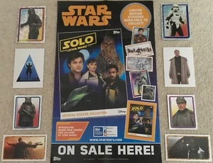 Topps - A Star Wars Story, SOLO Stickers - #1-198 - Buy 3 Get 10 Free - Picture 1 of 1