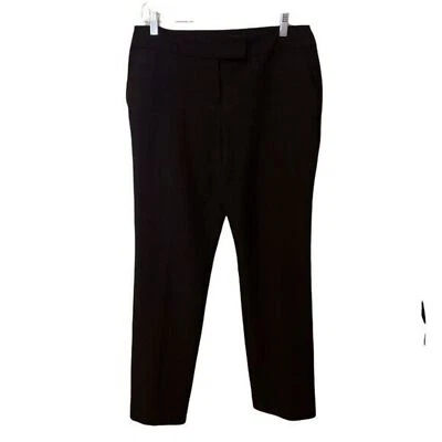 Pantalones de vestir lisos negros Covington para mujer talla 8S Foto 1 de 4