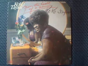 LP DISCO KOKO TAYLOR (FIRMADO) DE CORAZÓN DE MUJER - Imagen 1 de 2