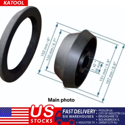 36mm Universal Flange Disc Truck Cone Adapter for M&E & KATOOL Wheel Balancer - Image 1 of 4