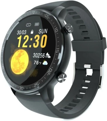 Yirsur smart watch Android/ IOS Apple compatible 1.3"  wirel.charge, always ON  - Image 1 of 4