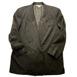 Austin Reed Double Breasted 100% Worsted Wool Suit 20W/18W Office Menswear USA - Picture 1 of 19