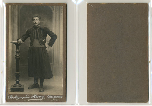 ANCIENNE PHOTO CDV militaire XIXe soldat zouave coudant lyon EUR 5,76 - FR