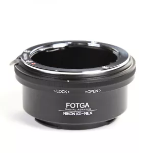 FOTGA Adapter For Nikon F AI AF-S G Lens to Sony E-Mount A7III A7RIII NEX-5 6 7 - Picture 1 of 6